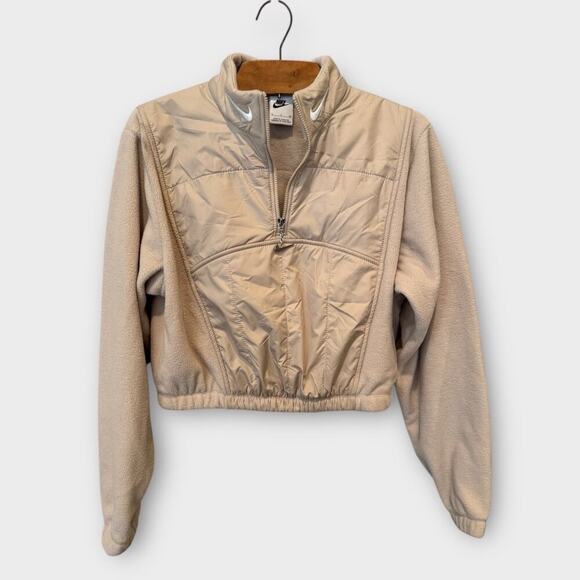 Nike Sportswear Swoosh Women's Easy Plush 1/4-Zip Top Jacket Size Small - Picture 5 of 10